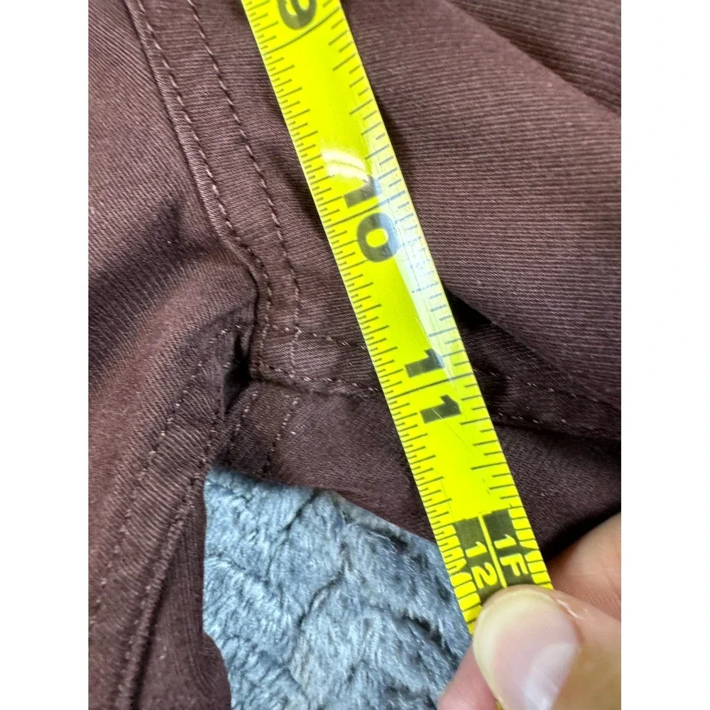 Banana Republic Traveler Pants Mens 32x30 Brown Slim Fit Denim Cotton Mid Rise